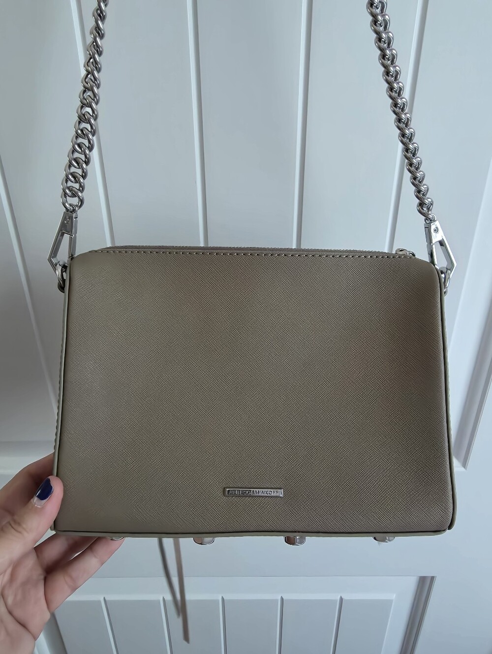 Rebecca Minkoff Saffiano Leather Shoulder Bag